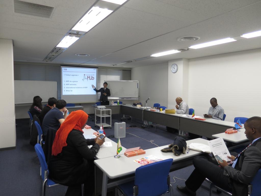 JICA研修員がKRPに来訪、KRPの活動を紹介