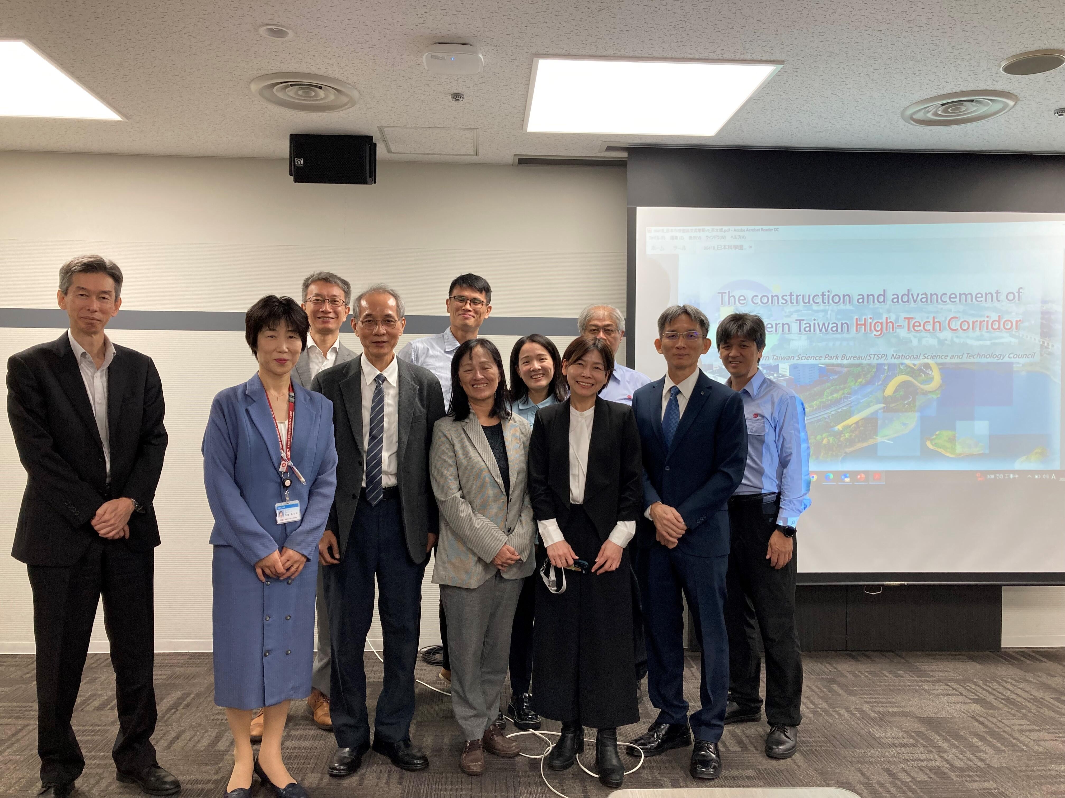台湾南部サイエンスパーク（STSP）御一行がKRPに来訪しました