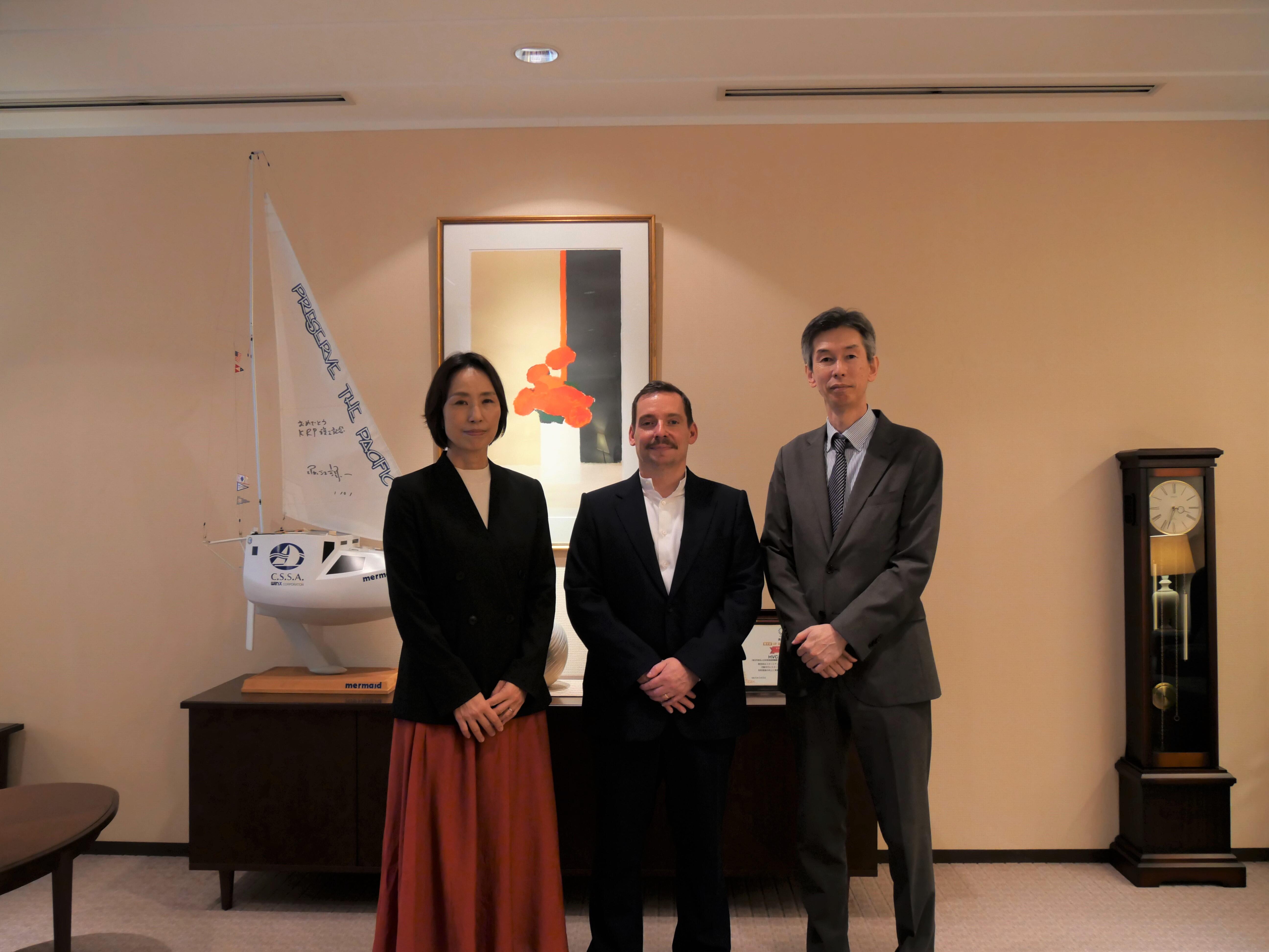 ルクセンブルク大使館御一行がKRPに来訪しました