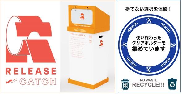 環境負荷低減活動　循環BOX（衣類・クリアホルダー）を設置します。