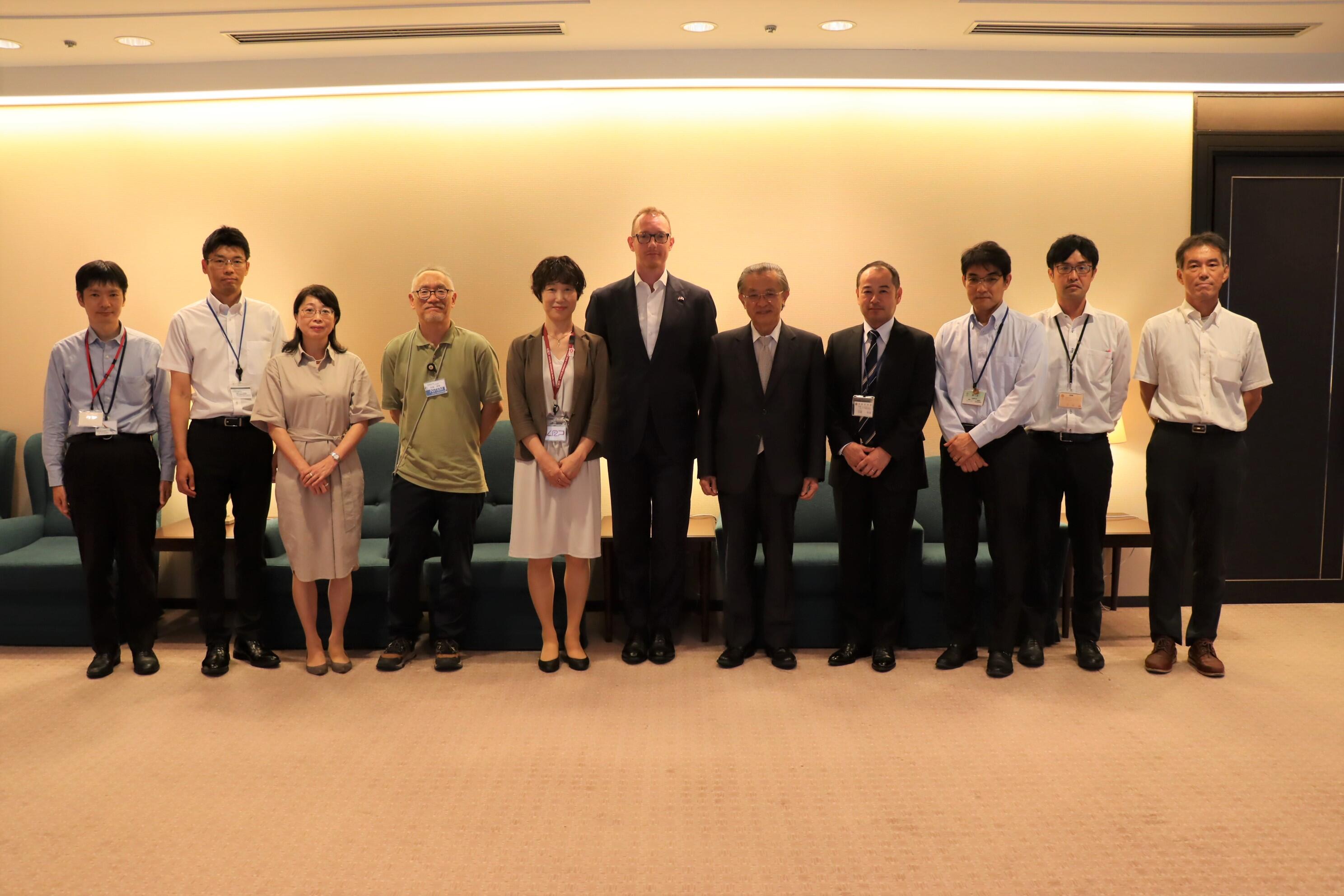 英国総領事館より総領事代理 大阪・関西万博担当マシュー・エリスさまがKRPに来訪しました