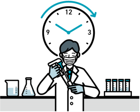 時間単位でレンタルラボ管理不要